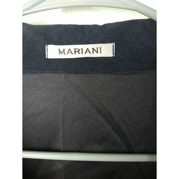 Mariano Dark Blue Three Button Front Long Sleeve Collared Blazer. Size 3X - Picture 10 of 13